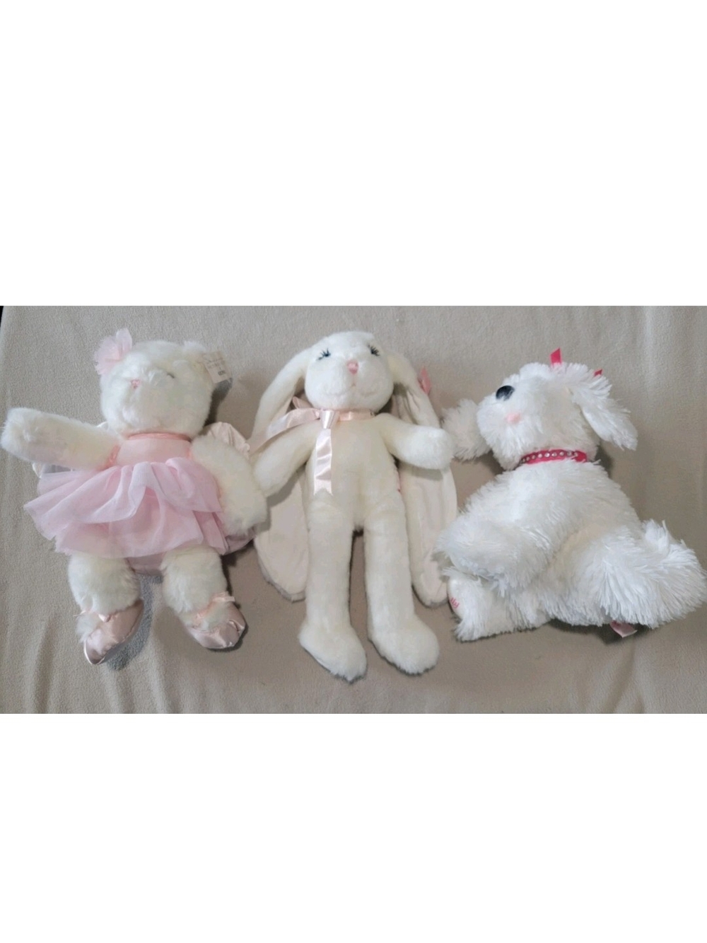 Victoria’s Secret Plush Bear Bunny Dog Set New CONDITION